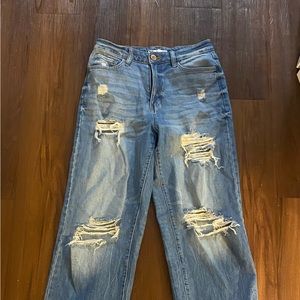 High Rise Wide Leg Jeans